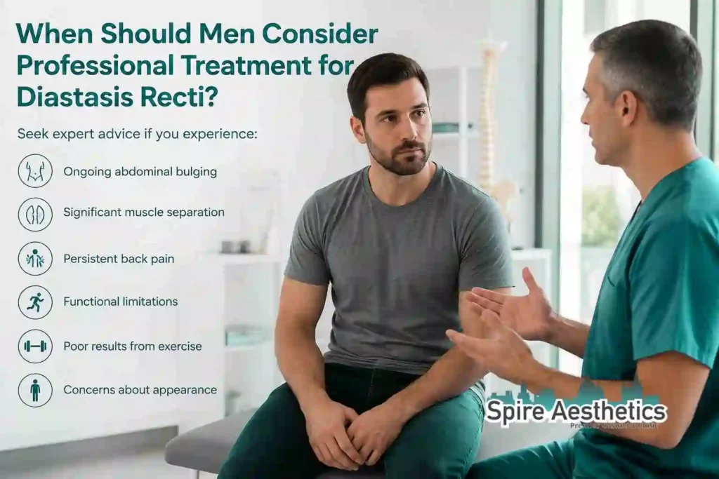 When Should Men Consider Professional Treatment for Diastasis Recti Milngavie?